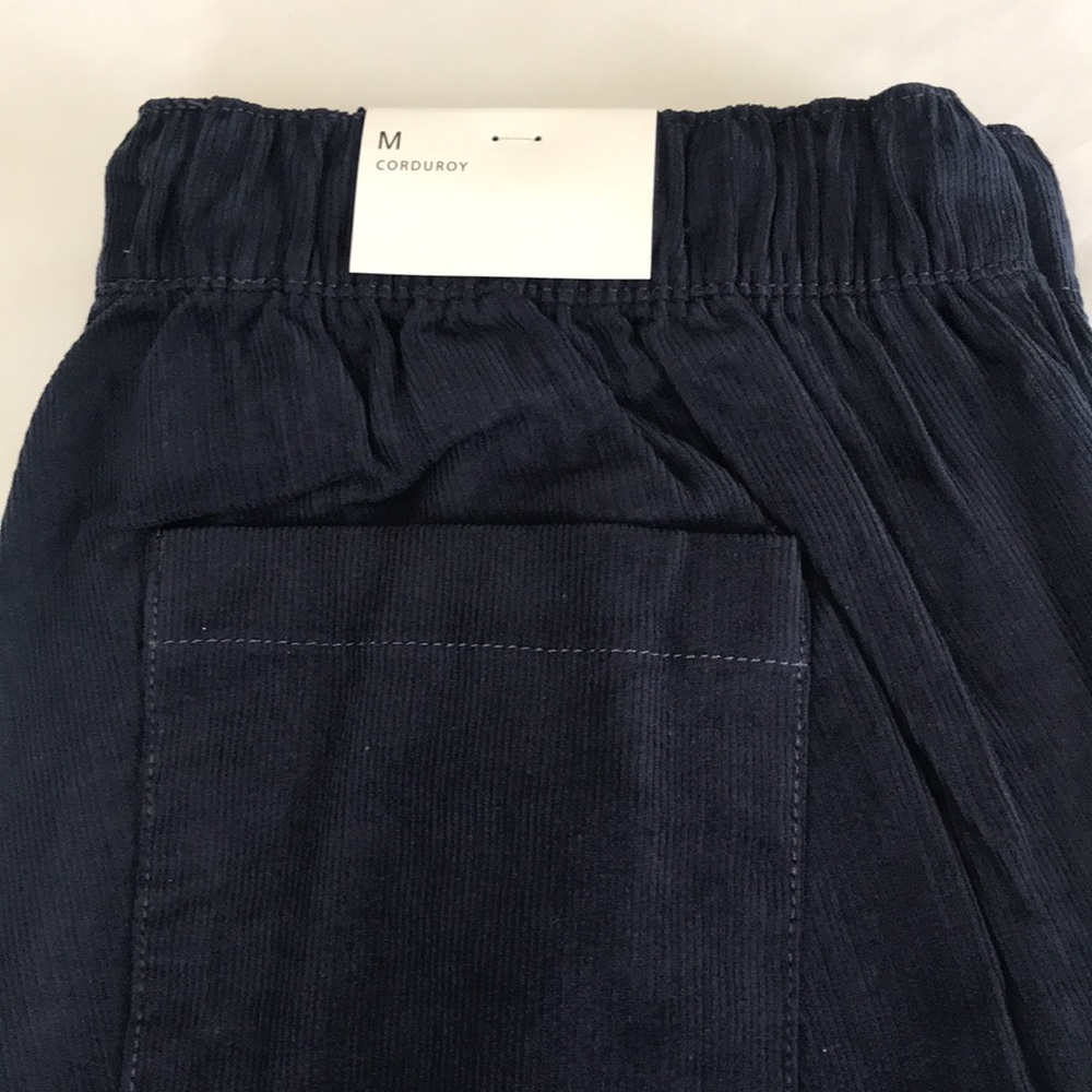 Onia Corduroy Pull On Pants in Navy Blue Size XXL NWT - Picture 8 of 11